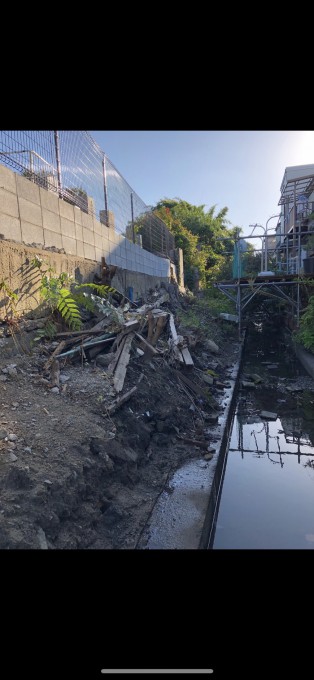 南宗寺災害復旧水路改修工事　施工前